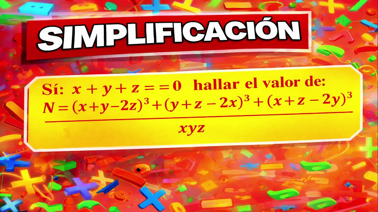 🔥 SIMPLIFICACIÓN IMPACTANTE 🤯 RESUELVE ESTE PROBLEMA PASO A PASO