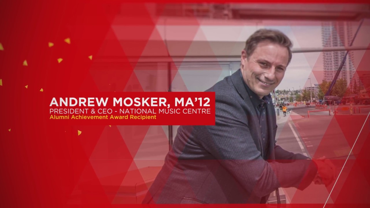Alumni Achievement Award - Andrew Mosker, MA'12 : 2017 Arch Awards