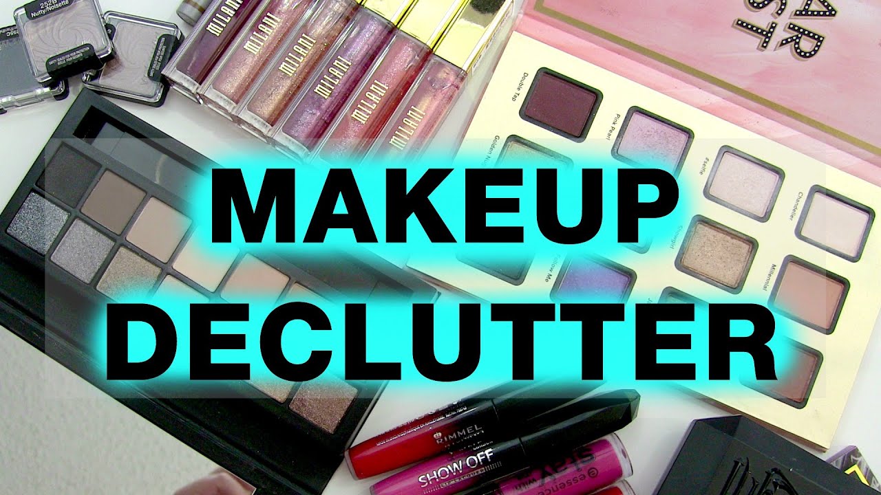 MAKEUP DECLUTTER 2016