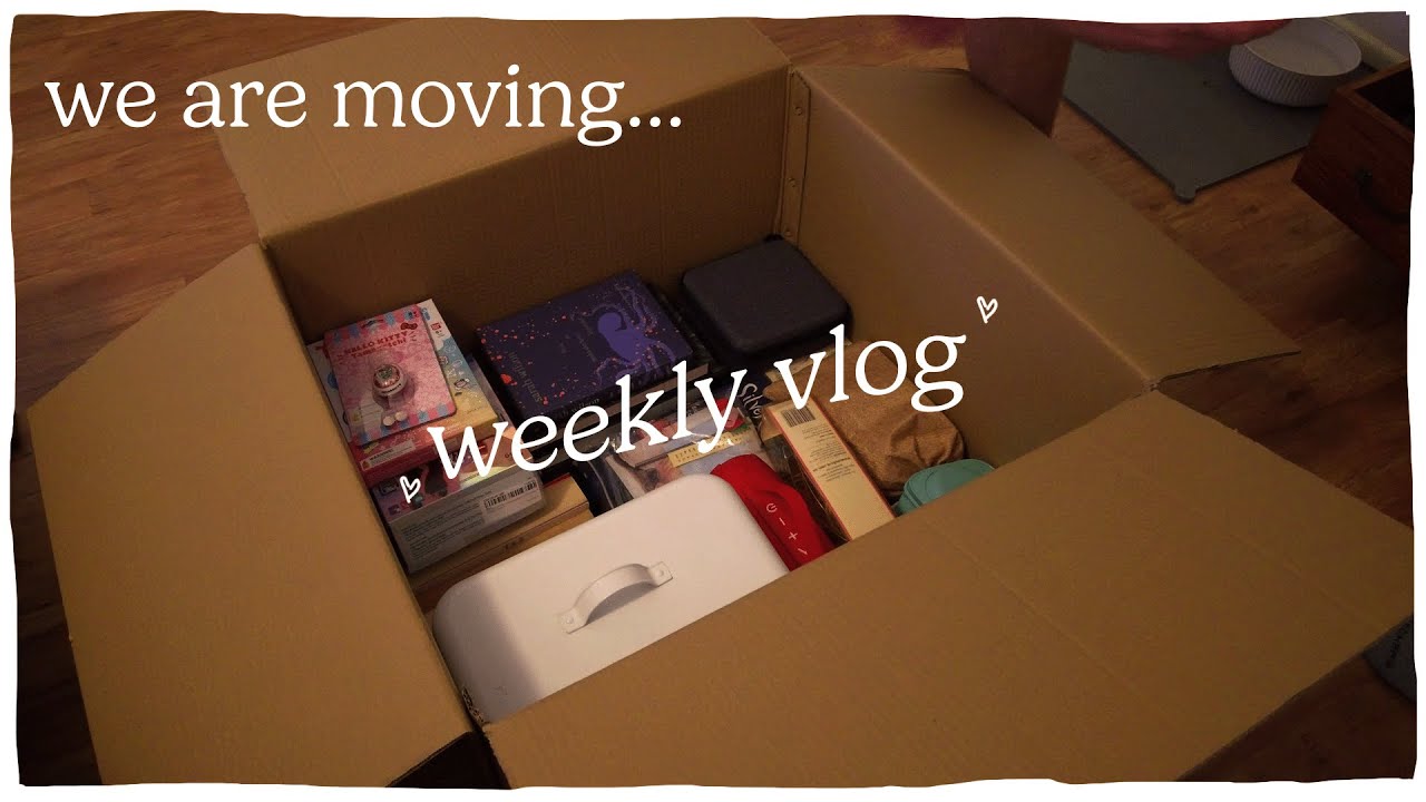 📦 we are moving ~ a realistic cozy vlog ~ packing, paint prep and renovation plans