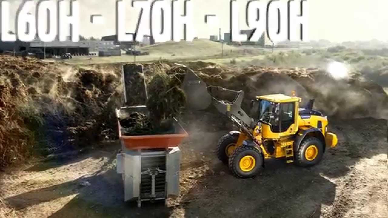 Volvo L60H, L70H, L90H wheel loaders promotional video