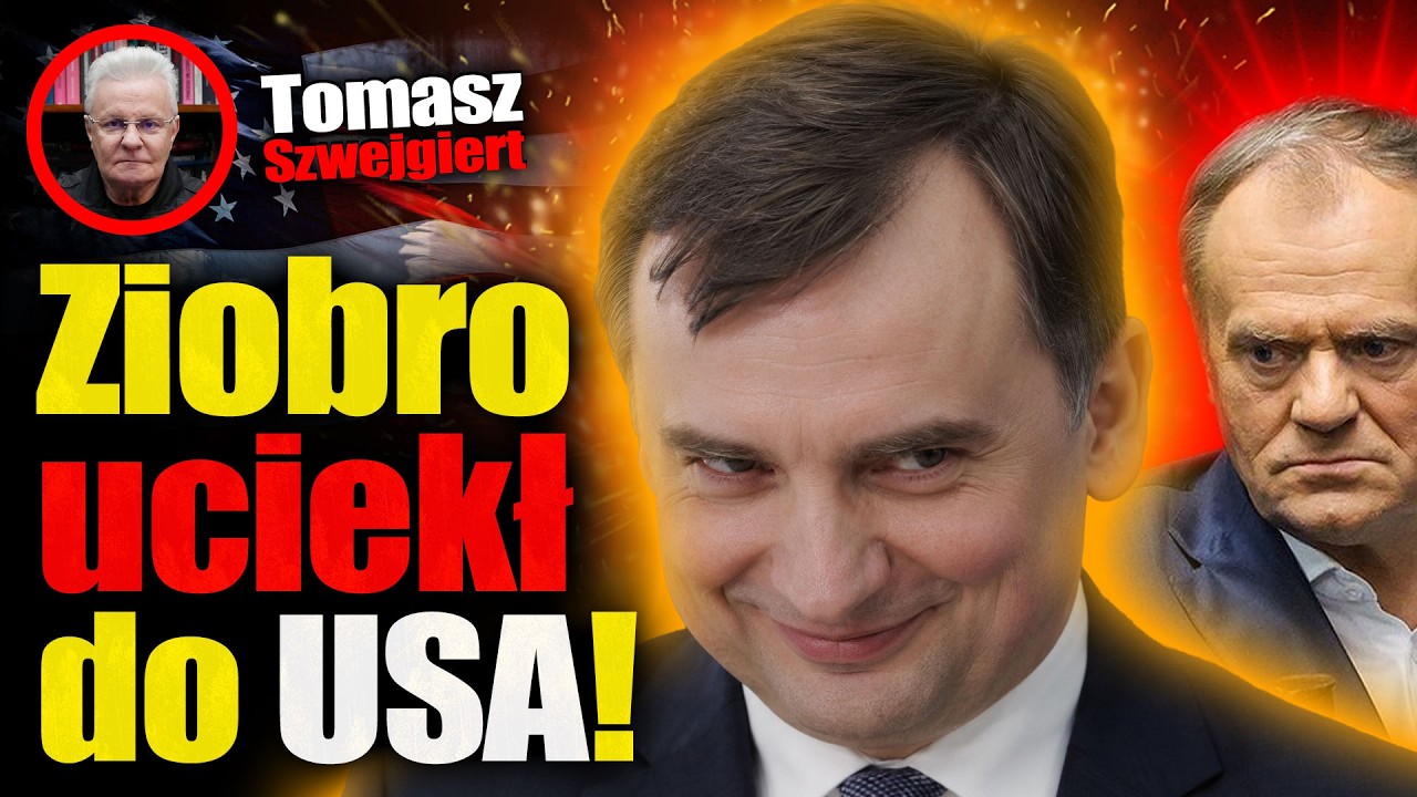 Ziobro uciekł do USA! Kompromitacja Siemoniaka i Korneluka, nie chcieli go łapać. Szwejgiert