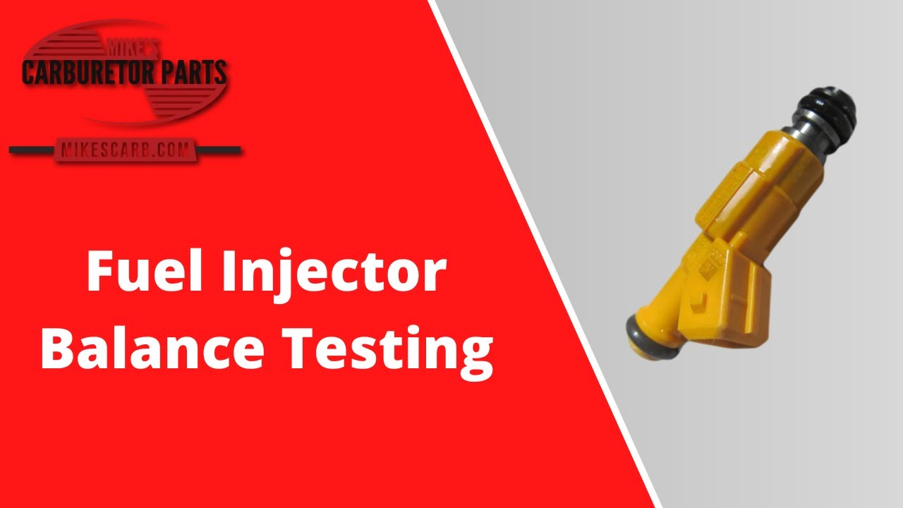 Fuel Injector Balance Test