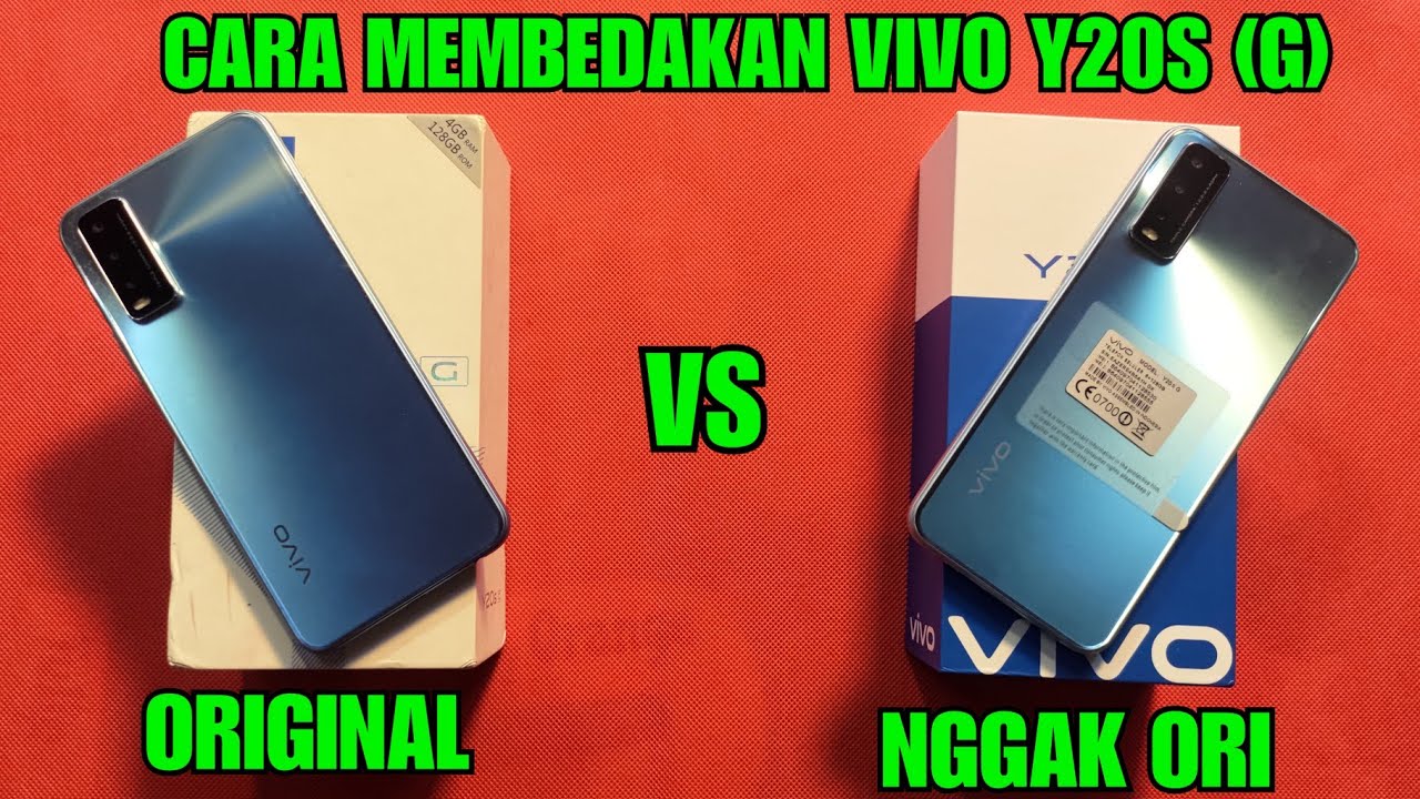 CARA MEMBEDAKAN VIVO Y20S G ORI DAN NGGAK ORI . AWAS BANYAK YANG KW !!