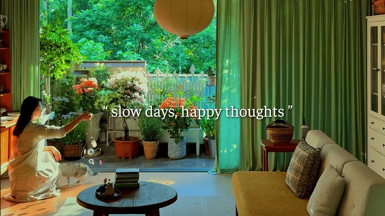 slow days, happy thoughts...(where silence feels kind)