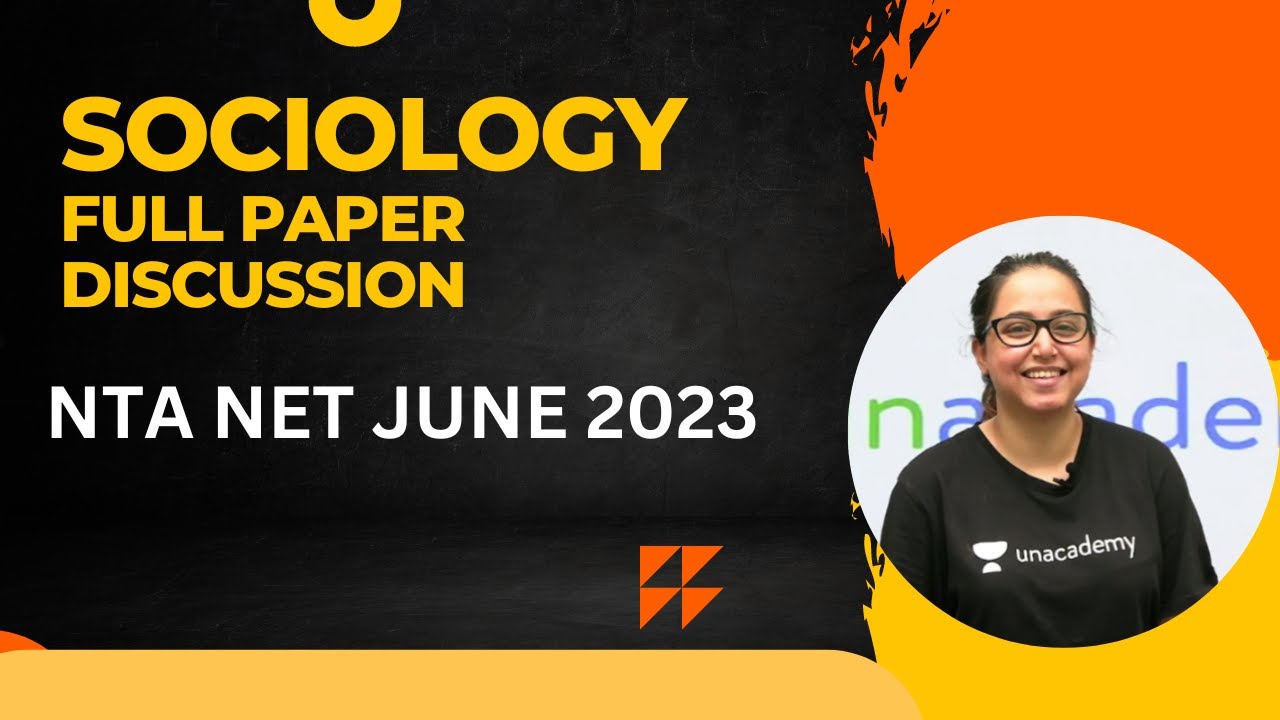 JUNE 2023 NTA NET Sociology FULL Paper discussion| Answer Key based | Antara Chakrabarty