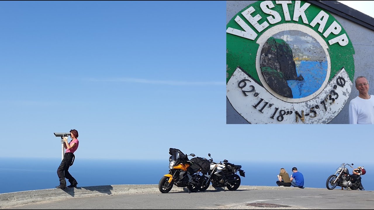 2019 Motorbike tour to Stadlandet - Vestkapp - Hoddevika - Kannesteinen - Norway
