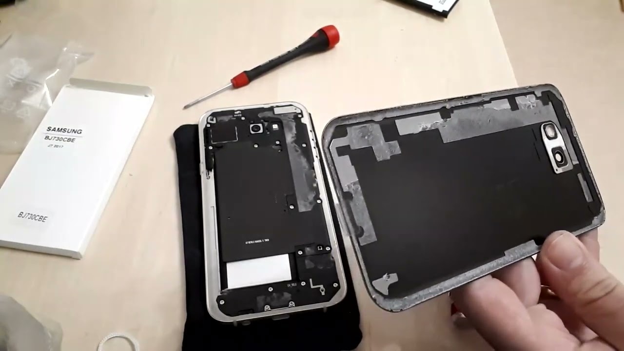 Samsung Galaxy A7 2017 Repair, Fix, Tutorial (Part 4/4) for Bulging Battery Phone while in Storage