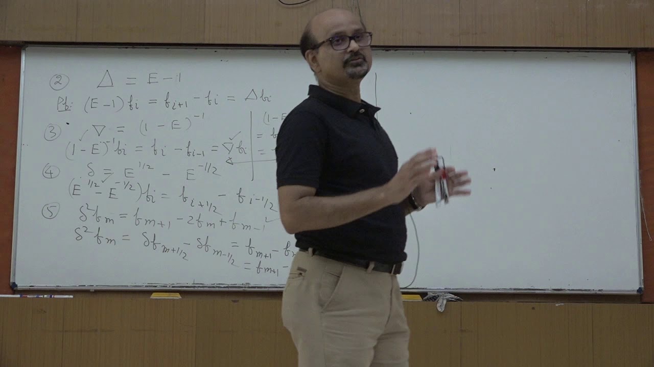 Lecture 12, Finite Diff Operators+ Cubic Spline TheoryProf S Chakraverty