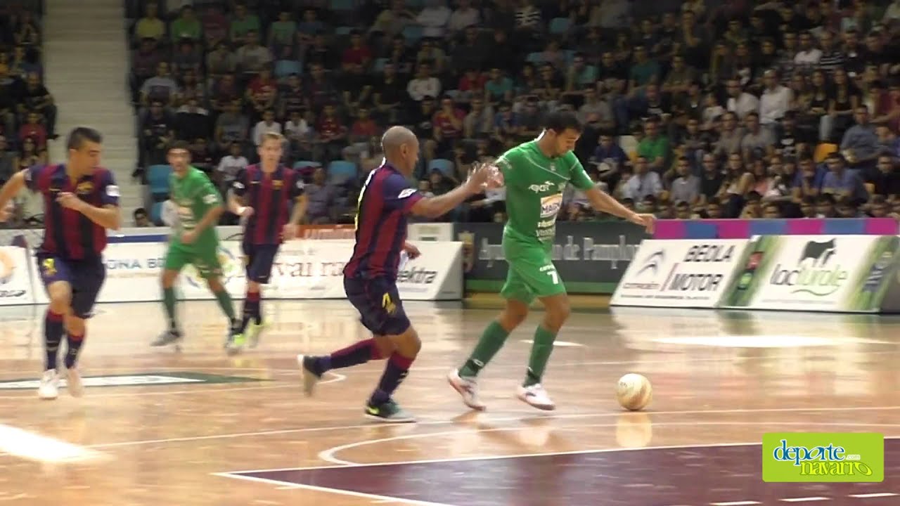 #lnfs liga nacional futbol sala  Magna Navarra vs FC Barcelona camara lenta