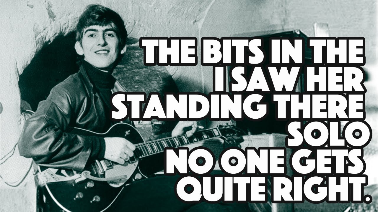 GUITAR LESSON: The bits in the I Saw Her Standing There solo no one gets quite right.