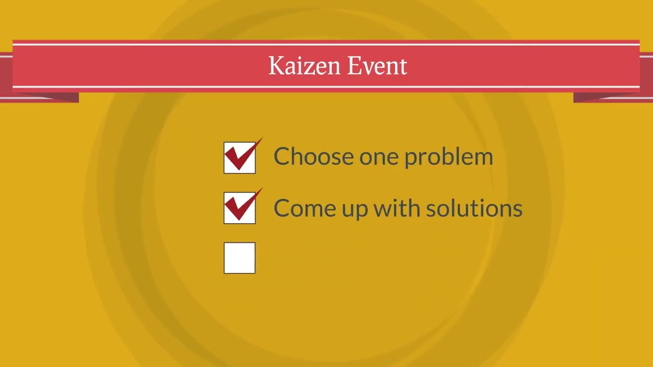 The 7 Steps of a Kaizen Event