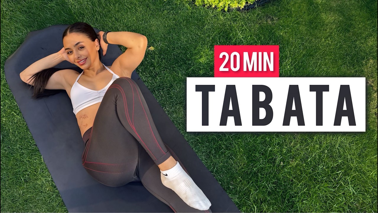 🔥 20-минутная интервальная тренировка Табата в саду | Сжигаем 300+ калорий без оборудования!