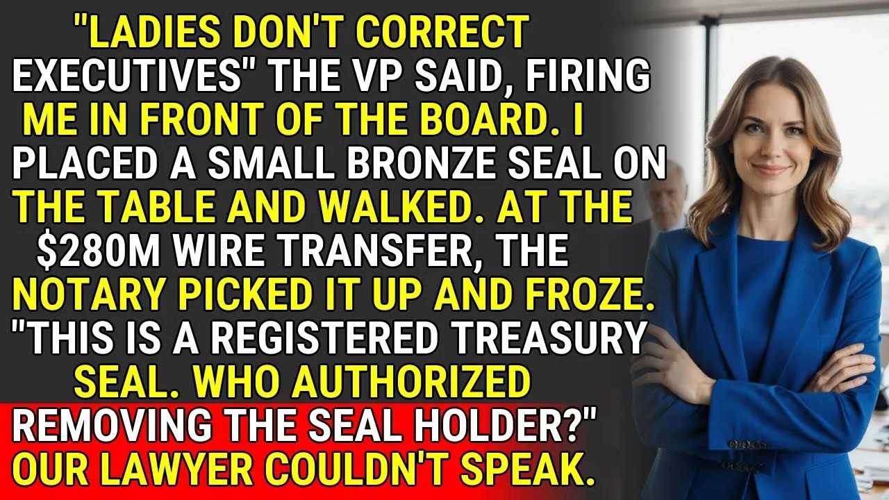 VP Fired Me in the Boardroom — I Froze Their $280M Deal ♟️
