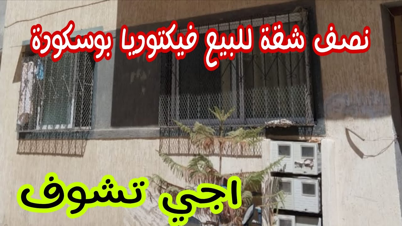 نصف شقة للبيع فيكتوريا بوسكورة بلوك 20 📹                        0697069835 📞