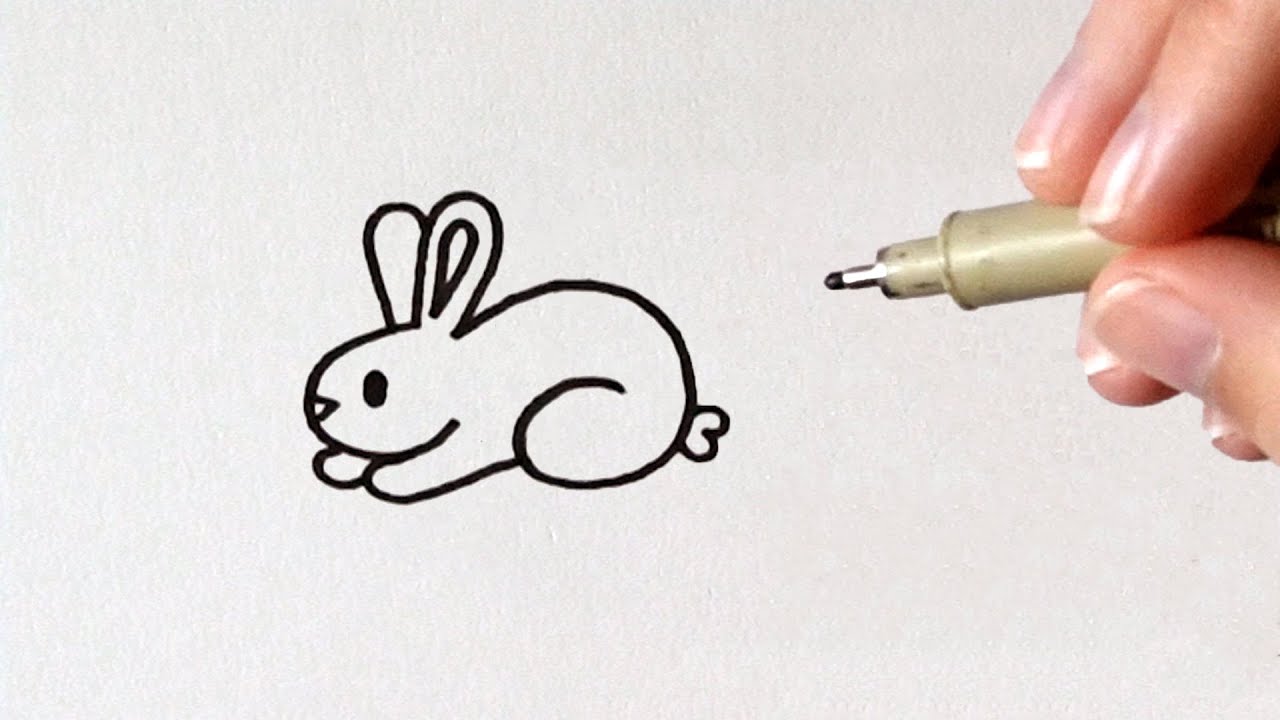 Zo teken je een Konijn! (Makkelijk) | Doodle Dag #16