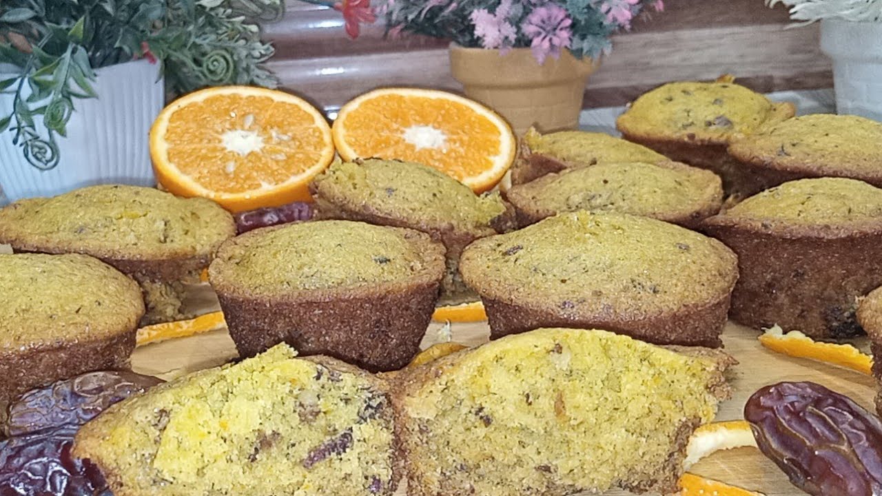 Orange Dates & Walnut Muffins | Healthy Recipe | Muffins | Easy Cook Book Nazish Mukaddam.