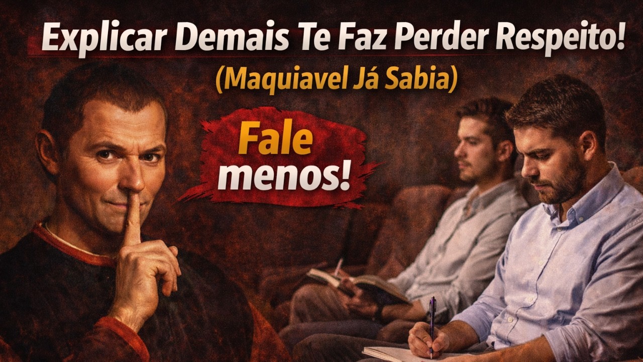 Maquiavel já sabia: poder não se sustenta com justificativas, mas com postura, ritmo e presença.