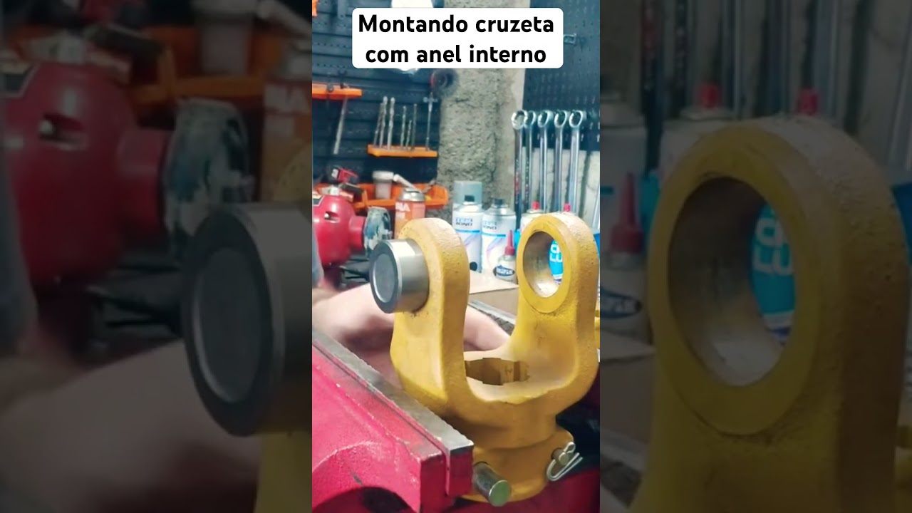 Como montar cruzeta com anel interno✅ #agricultura #youtubeshorts #agricolas #colheitadeira #agro