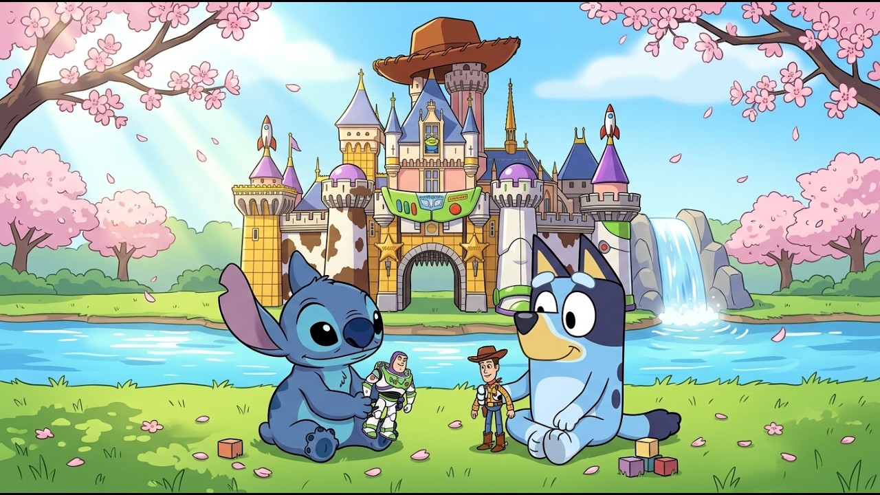 Stitch & Bluey Fantasy Toy Story Castle 🏰 Lofi Classroom for Study, Work & Focus 🎧 Cozy HipHop Beats