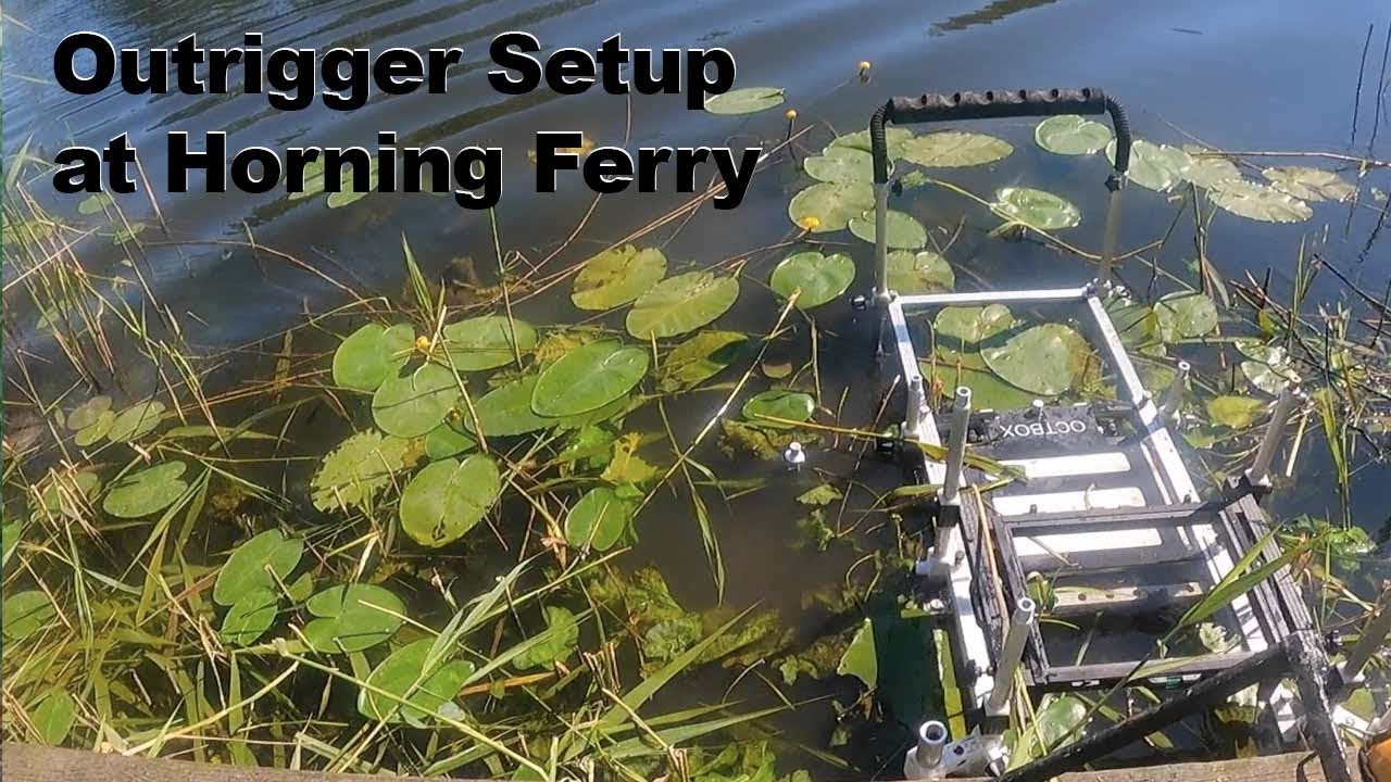 The Octbox Outrigger being demonstrated at Horning Ferry to give the perfect setup.