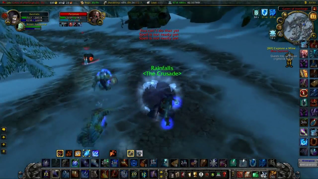 World of Warcraft: Rainfalls - LVL 80 Frost Mage World PvP / WotLK