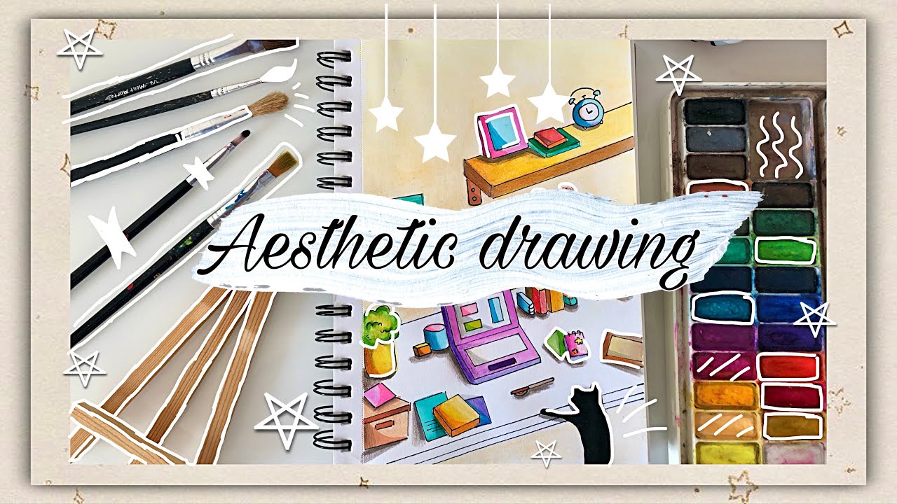 🌟Chill Aesthetic Drawing🌟 {from Pinterest}