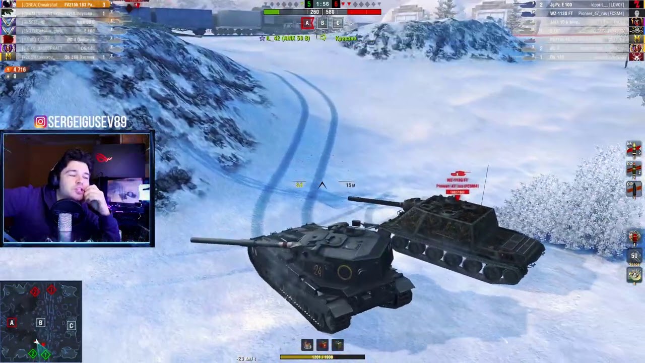 WoT Blitz - Самый ЭПИЧЕСКИЙ Колобанов на БАБАХЕ в истории БЛИЦА- World of Tanks Blitz (WoTB)