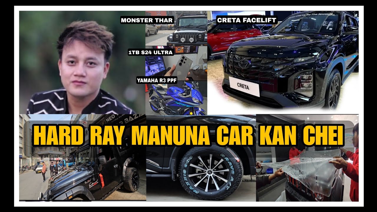 CRETA FACELIFT CHU HEI LE 😱🤑[] HARD RAY MANUNA CAR KAN CHEI😍