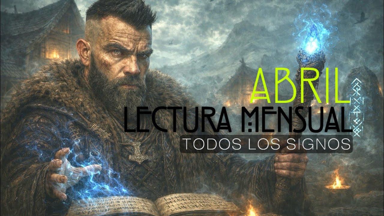 🪓 LECTURA DE RUNAS🪓 - ABRIL 2026 - TODOS LOS SIGNOS 💪🏻 
