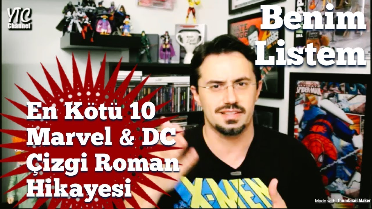 Benim Listem | En Kötü/Vasat Mervel & DC Top 10 Çizgi Roman Hikayesi