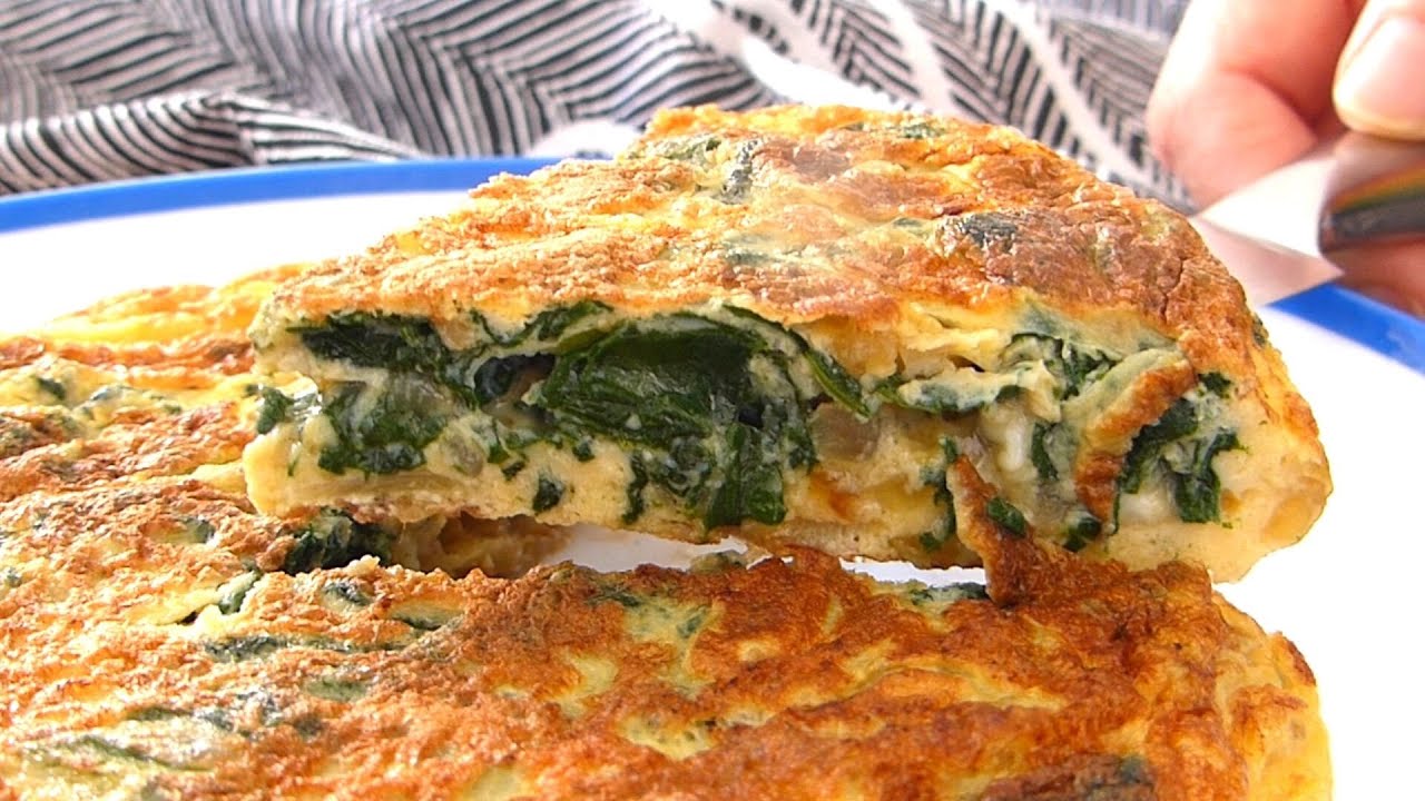 Tortilla de Espinacas | Recetas de Tortillas ✅