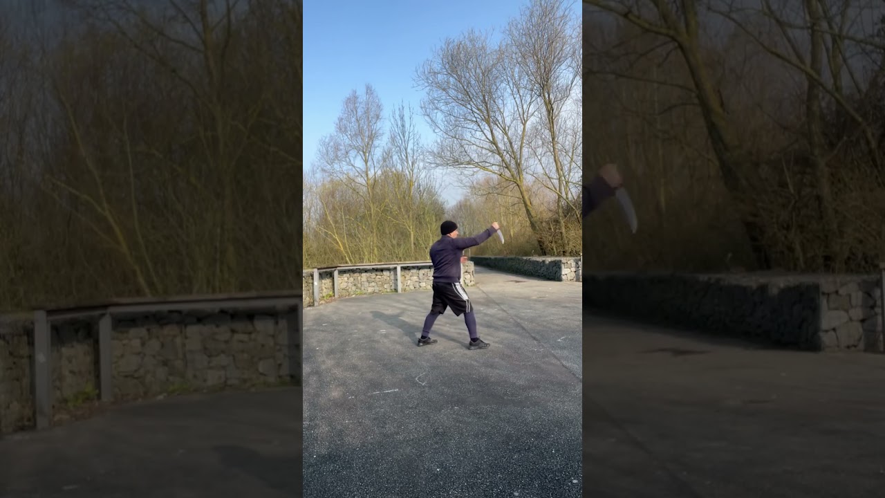 Khanjar dagger techniques of Razmafzar system.   #shorts