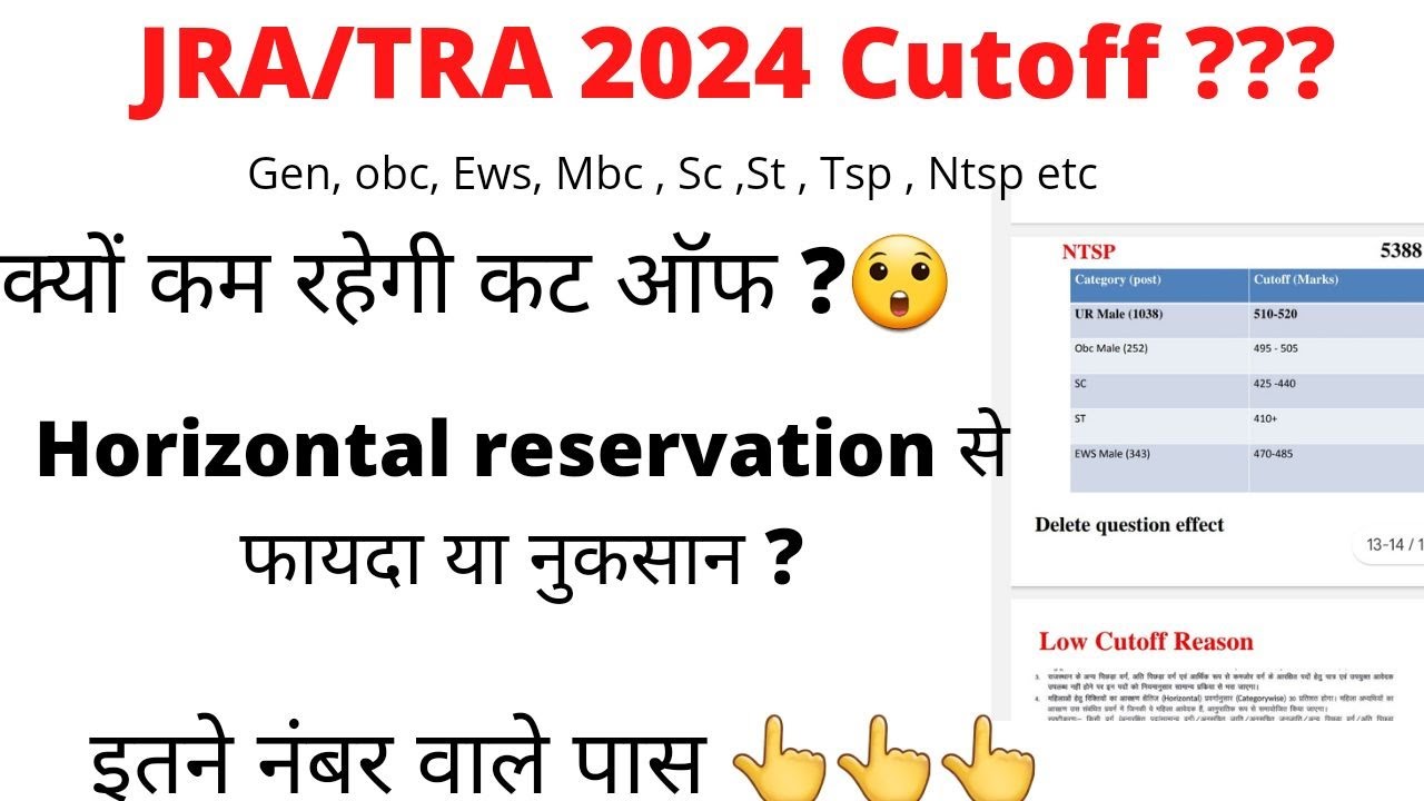 Rajasthan Junior Accountant 2024 Cutoff | Horizontal reservation का फ़ायदा नुक्सान ?JRA Final Cutoff