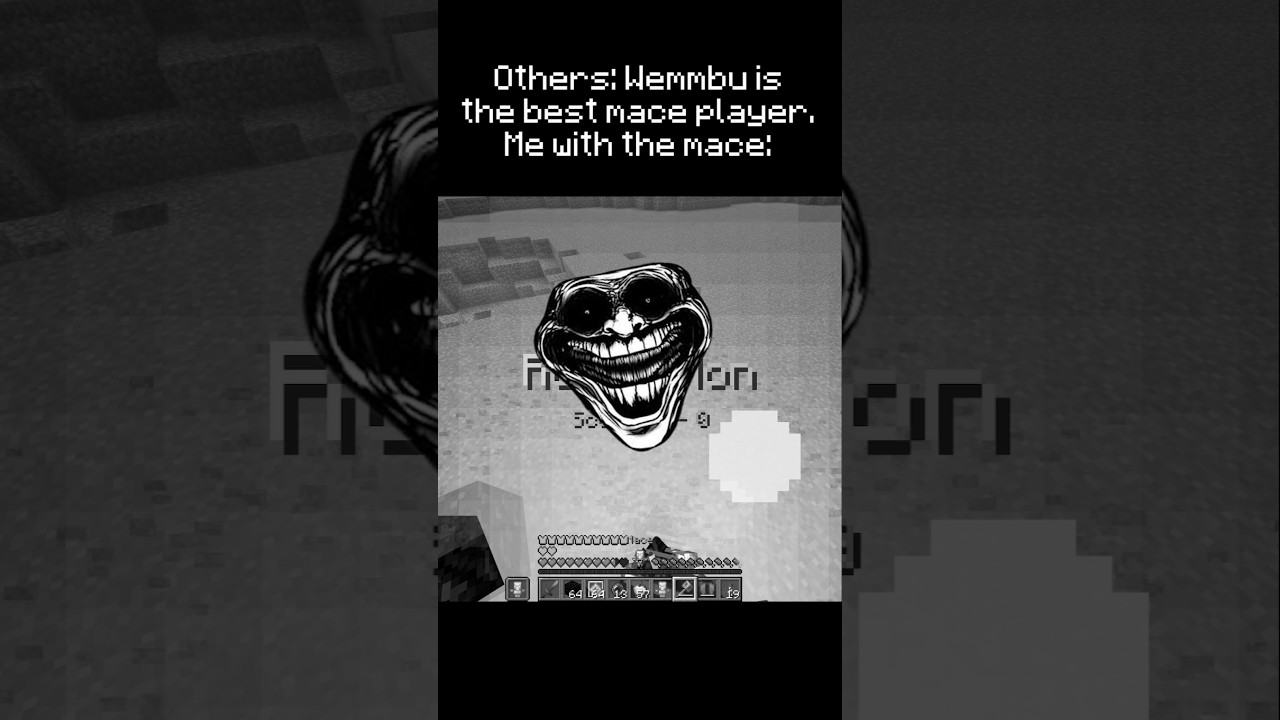 Wemmbu is the best mace player🤡🤡🤡 #phonk #minecraft