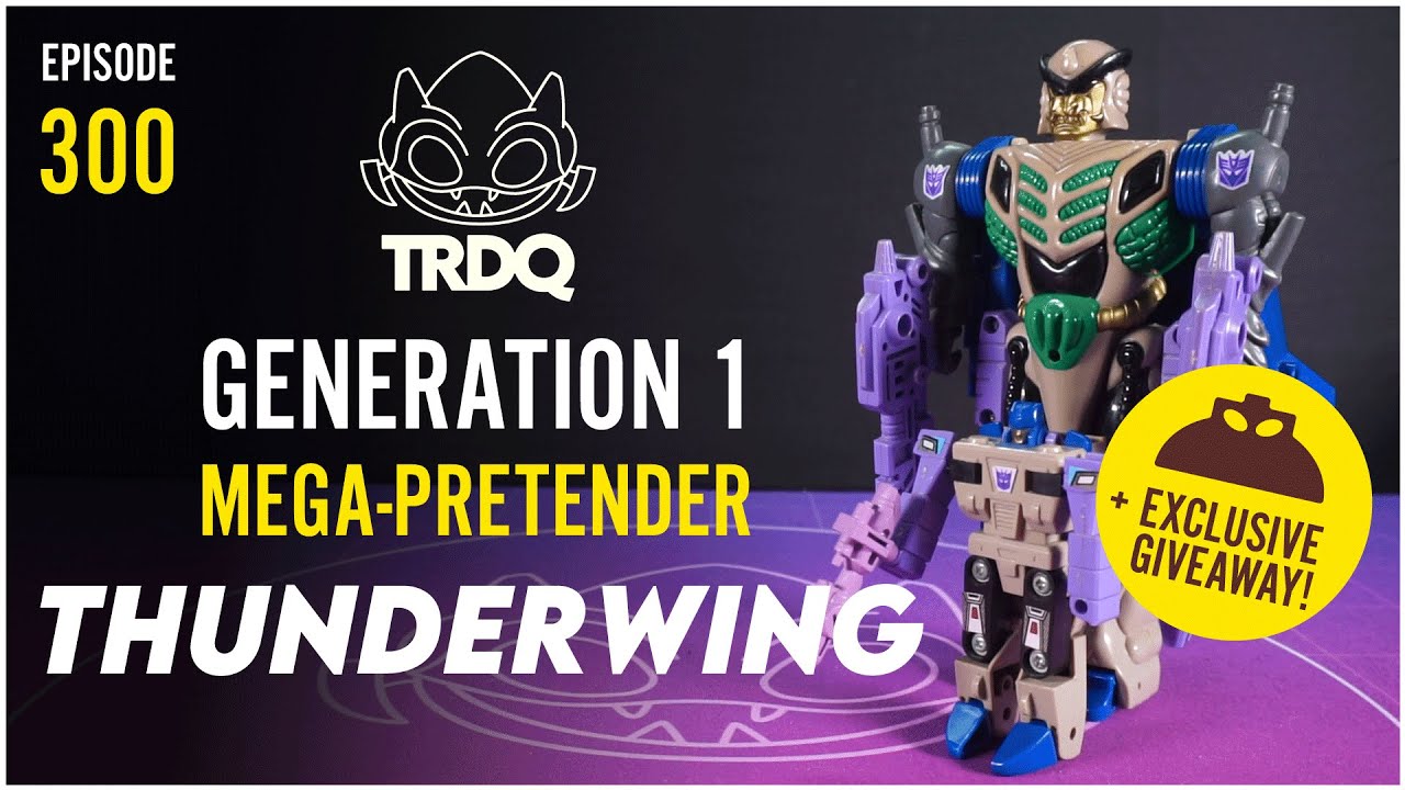 TRDQ 300! G1 Mega Pretender Thunderwing Review + 10K Subs Exclusive Giveaway!