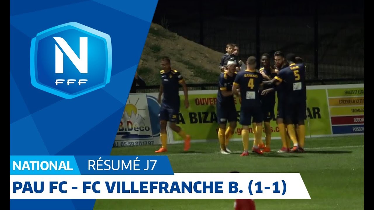 J7 : Pau FC - FC Villefranche (1-1), le résumé I National FFF 2018-2019