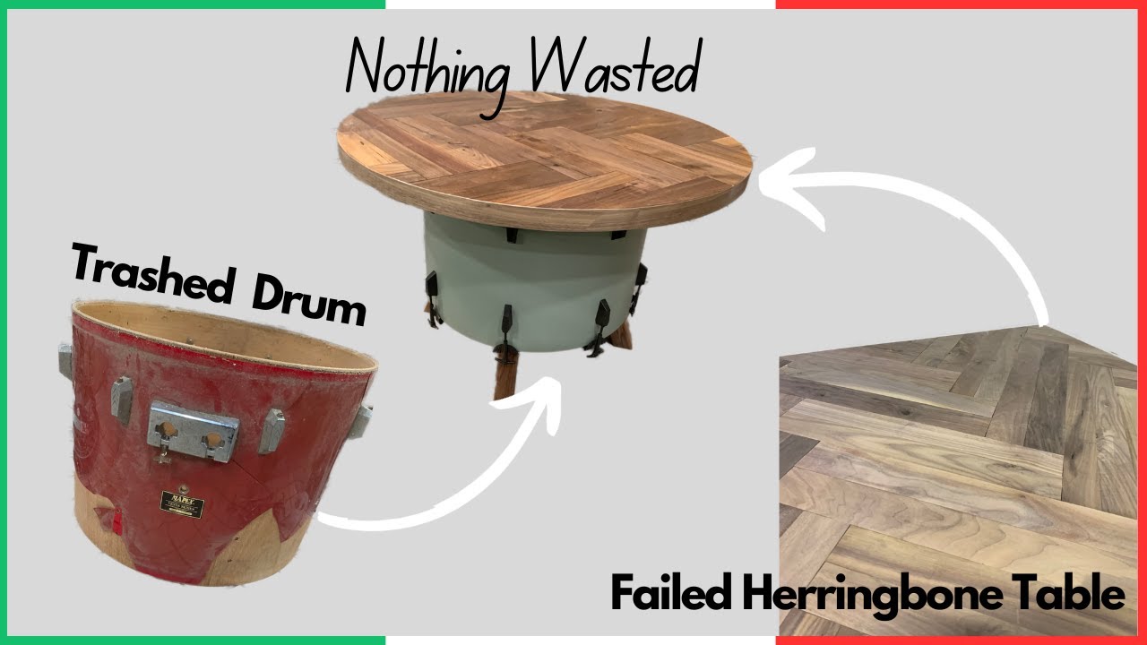 Bass Drum Coffee Table - Watch Me Build!