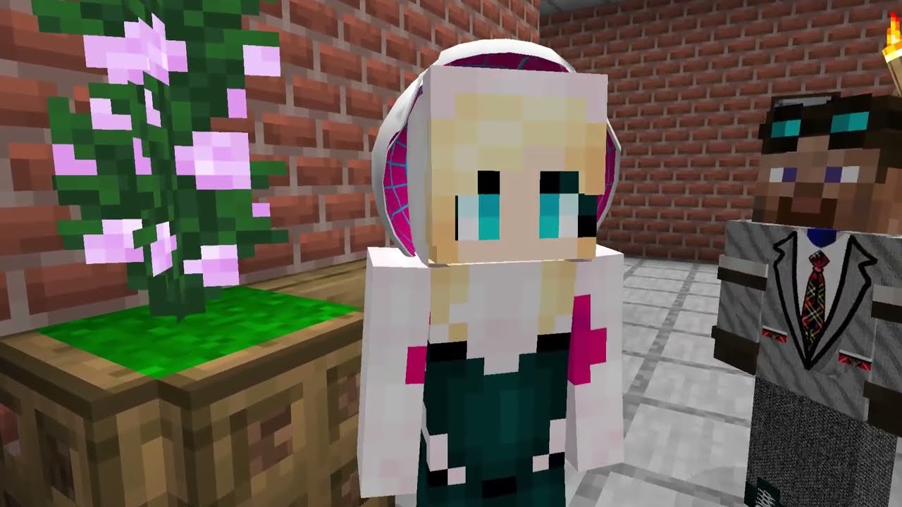ÖRÜMCEK  BANA HAYRAN ÖRÜMCEK KIZ😱 - Minecraft