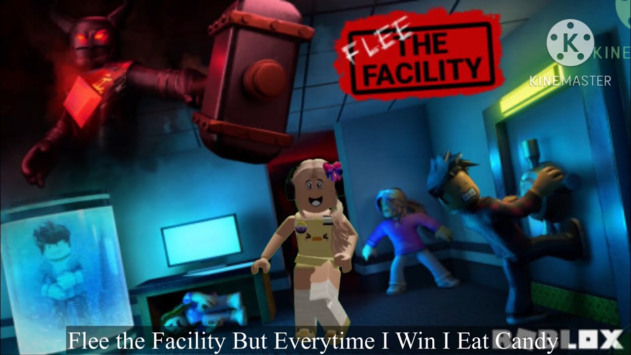 Flee the Facility But Everytime I Win I Eat Candy | Challenge | Flee The Facility | Roblox