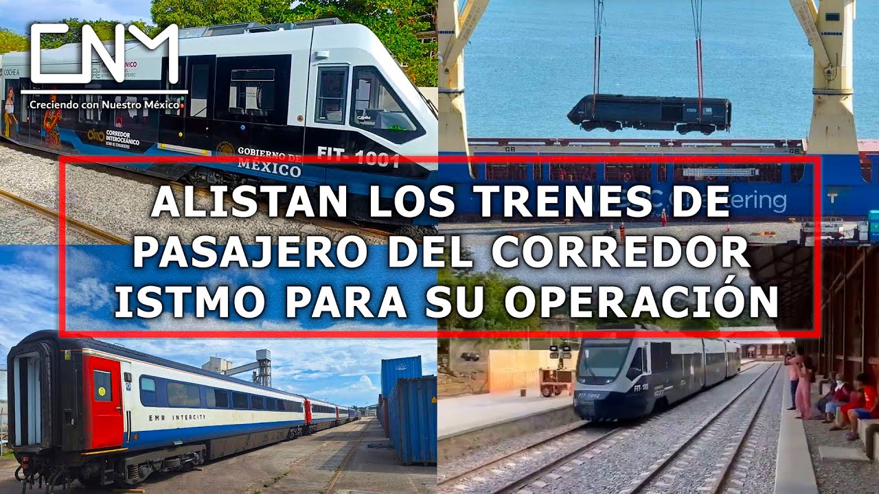 Avanzan las pruebas de los trenes en el Corredor Interoceánico del Istmo de Tehuantepec