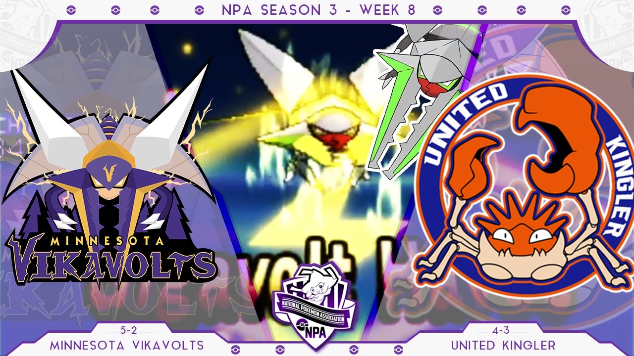 GIGAVOLT VIKAVOLT! | Minnesota Vikavolts VS United Kinglers Week 8 NPA S3  | Pokemon Sun Moon
