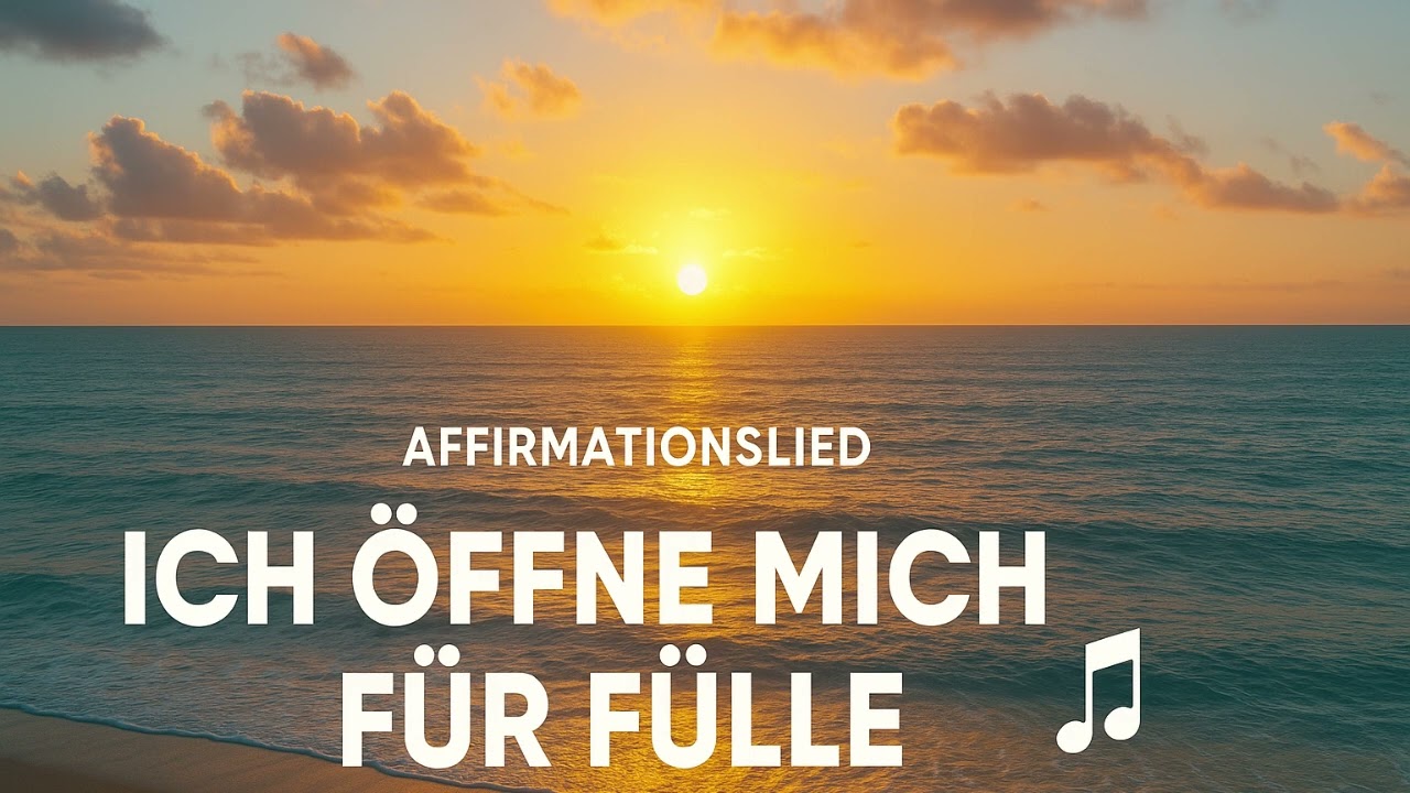 Affirmation song &ndash; I OPEN MYSELF TO ABUNDANCE 🌅💰