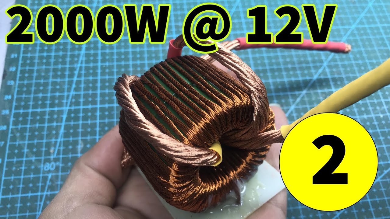 How to make 2000W 12V Sine Inverter | Part 2