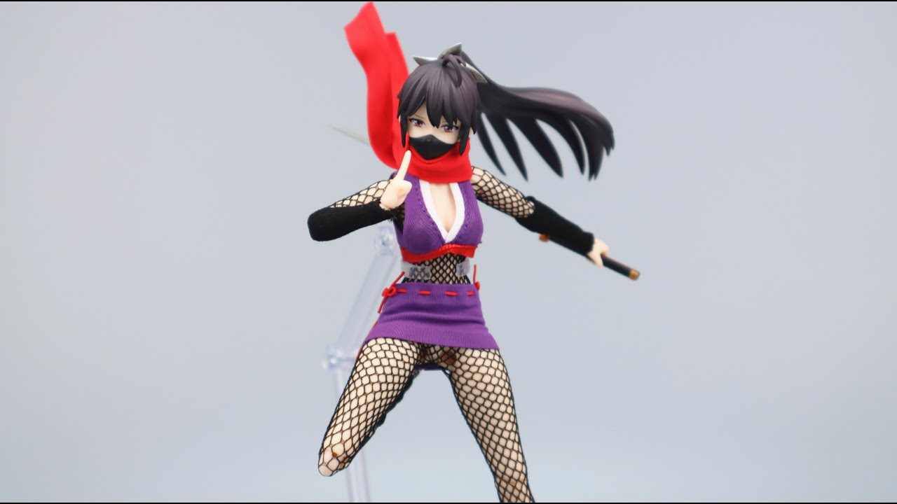 HASUKI神猫跳动 1/12 女忍者-萩Pocket Art female ninja