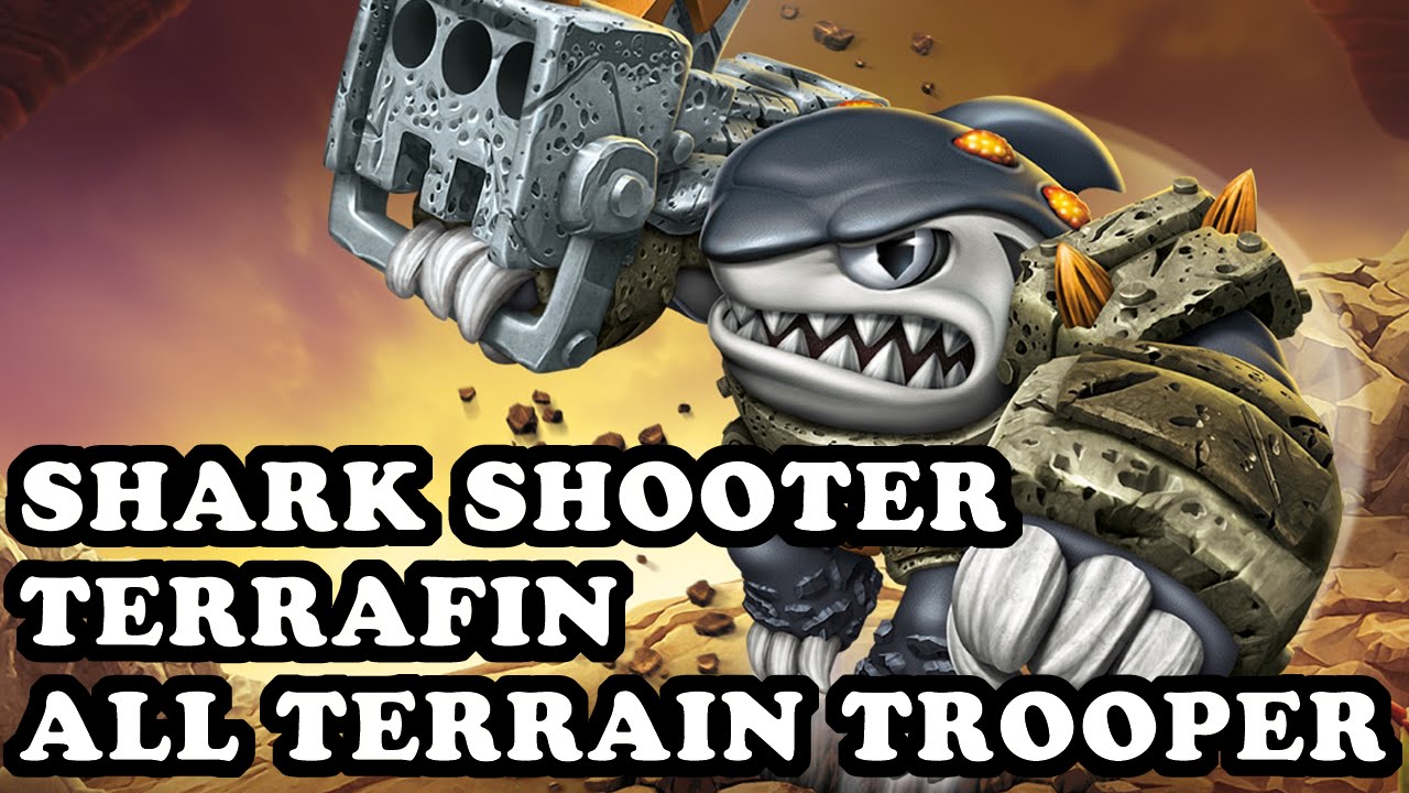 Skylanders Superchargers - Shark Shooter Terrafin - All Terrain Trooper Path - GAMEPLAY