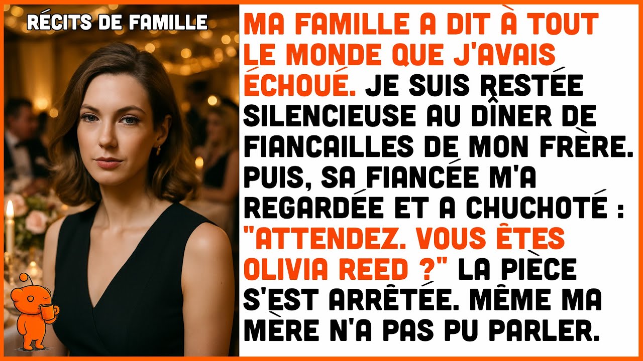 Ma famille a dit que j'avais échoué — puis la fiancée de mon frère m'a regardé et a dit ...