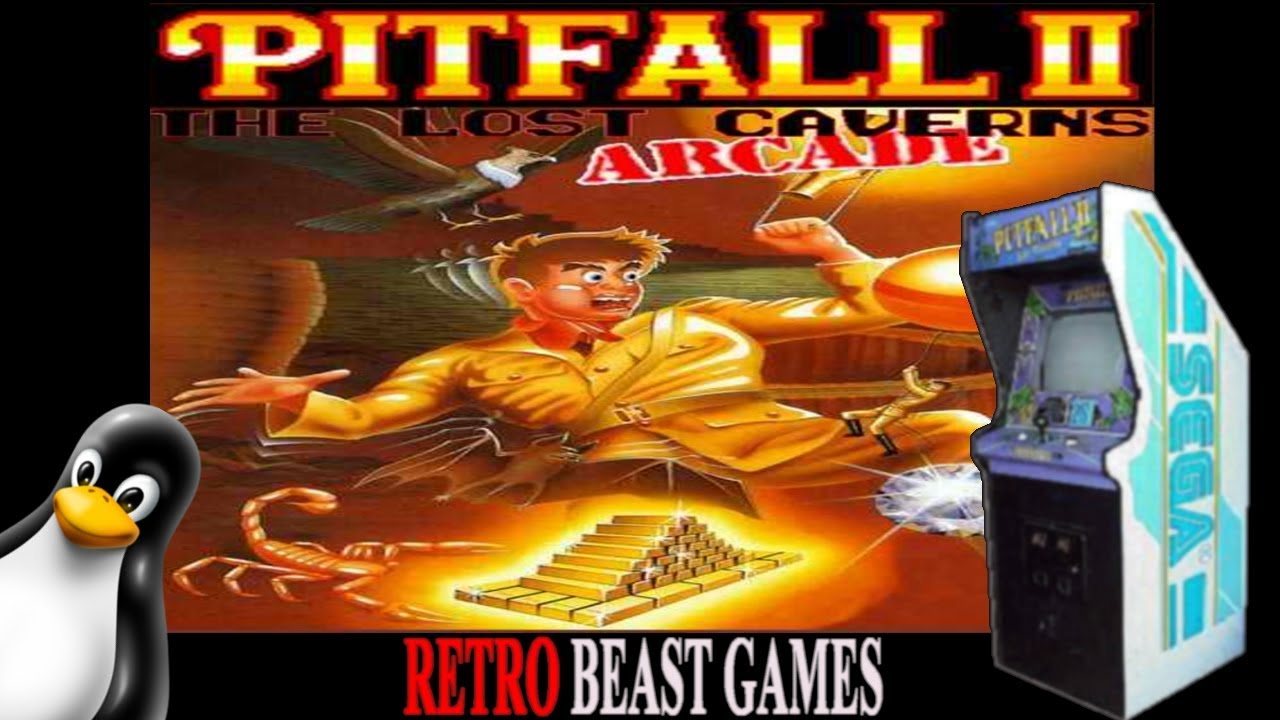 Pitfall II, Lost Caverns : Arcade 1984 ( My First Play )