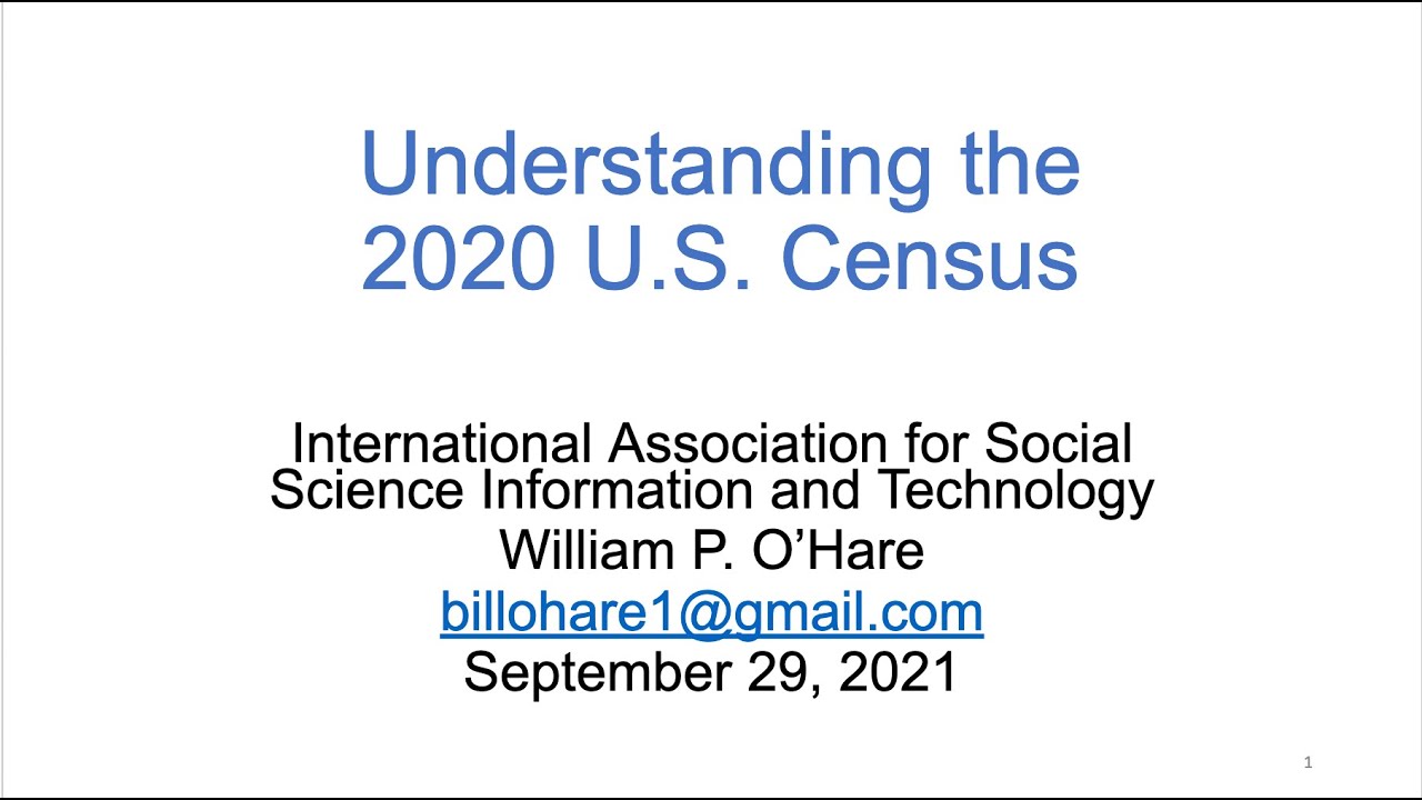 Understanding the 2020 US Census