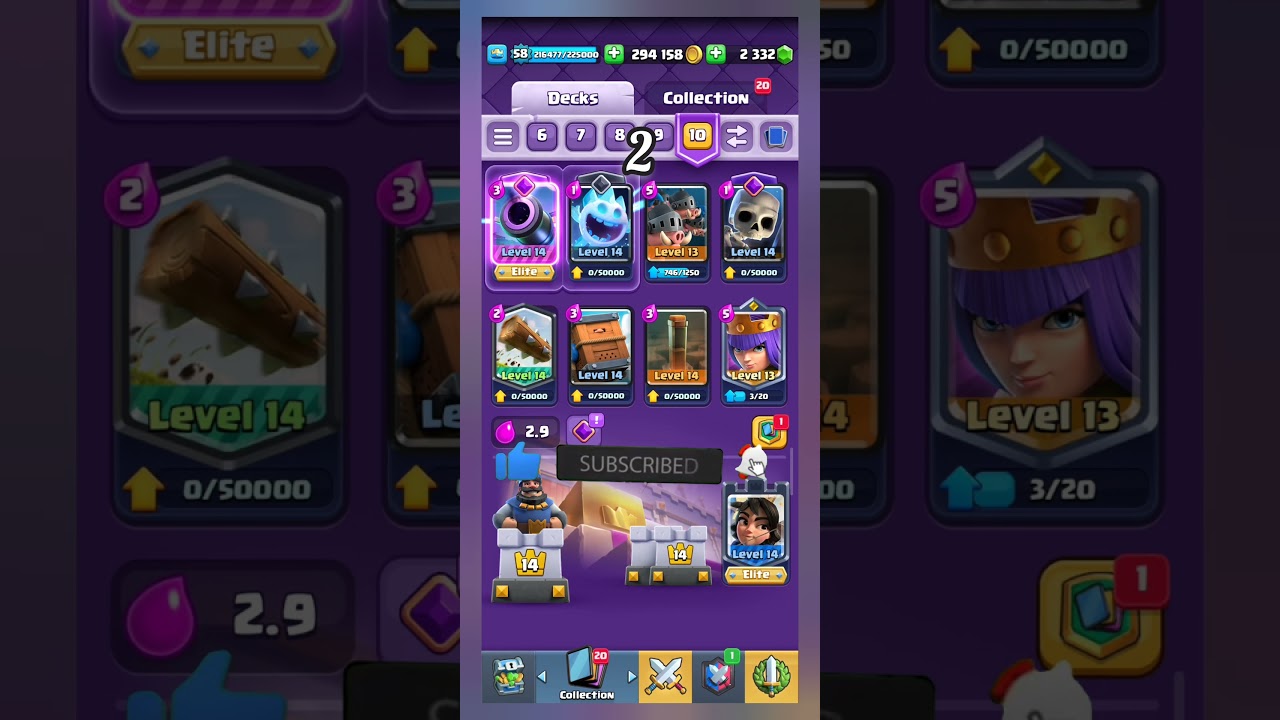 BEST HOG DECKS CLASH ROYALE (3 DECK )✨
